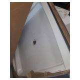 Shower Floor, White, 36" x 36" Sz, 5-7/8" H, MODEL#: 36WL
