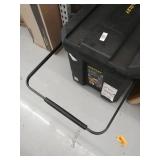 Stanley 037025H 50 Gallon Mobile Chest DAMAGED& MISSING A WHEEL