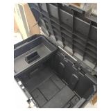 Stanley 037025H 50 Gallon Mobile Chest DAMAGED& MISSING A WHEEL