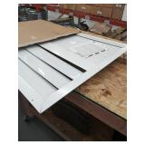 30 in Whole House Fan Economy Ceiling Truss Shutter / Ceiling Shutter, 30 in x 30 in Opening Require. 3C511