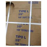 MUELLER INDUSTRIES LS03100 1/2" OD x 100 ft. Coil Copper Tubing Type L