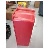 Stack and Nest Container, Red, 14 1/4 inH x 42 1/2 inL x 20 inW, 1EA 487N92