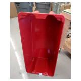 Stack and Nest Container, Red, 14 1/4 inH x 42 1/2 inL x 20 inW, 1EA 487N92