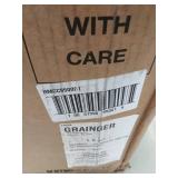 Rubbermaid Cleverstore 95 Quart Clear Plastic Storage Container & Lid, (4 Pack) DAMAGED lids are cracked and broken