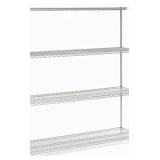 wire shelving unit 18" x 72" x74" USED