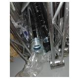 wire shelving unit 18" x 72" x74" USED