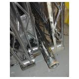 wire shelving unit 18" x 72" x74" USED