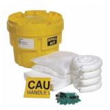 SPILLTECH SPKO-20 Spill Kit,Drum,Oil-Based Liquids,19" H