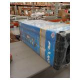 Plano 36"W x 18"D x 74"H 5 Shelf Heavy Duty Plastic Garage Shelving Unit, Dark Grey, 750 lb Capacity