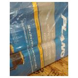 Plano 36"W x 18"D x 74"H 5 Shelf Heavy Duty Plastic Garage Shelving Unit, Dark Grey, 750 lb Capacity