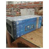 Plano 36"W x 18"D x 74"H 5 Shelf Heavy Duty Plastic Garage Shelving Unit, Dark Grey, 750 lb Capacity