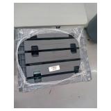 Plano 36"W x 18"D x 74"H 5 Shelf Heavy Duty Plastic Garage Shelving Unit, Dark Grey, 750 lb Capacity