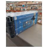 Plano 36"W x 18"D x 74"H 5 Shelf Heavy Duty Plastic Garage Shelving Unit, Dark Grey, 750 lb Capacity