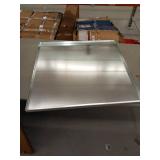 34x34 Galvanized Tray