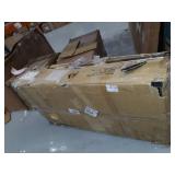 Wire Shelving Unit: 48 in x 24 in x 70 in, Dry, Split Sleeve, 4, (4) Swivel I