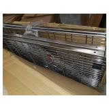 Wire Shelving Unit: 48 in x 24 in x 70 in, Dry, Split Sleeve, 4, (4) Swivel I