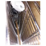 Wire Shelving Unit: 48 in x 24 in x 70 in, Dry, Split Sleeve, 4, (4) Swivel I