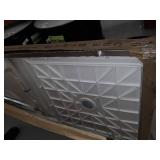 MUSTEE 80 Free Standing Shower Stall 74-3/4"x32