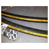 John Deere Parker ToughCover Hydraulic Hose. 3/8" Diameter. 50" 3000 PSI W/90 45, 4 Hoses