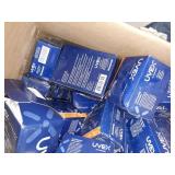 Box of Honeywell Uvex Lens Cleaning Moistened Towelettes,