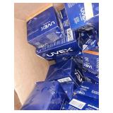 Box of Honeywell Uvex Lens Cleaning Moistened Towelettes,
