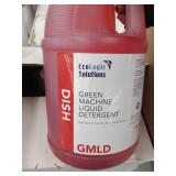 One box of 4 - Ecologic Solutions Dish Green Machine liquid Detergent 1gal