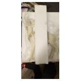 16 inch Resin Standing Deer with Glitter Saddle