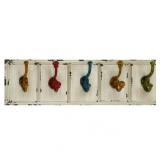 Copper Grove Iris Wood and Metal 24-inch x 7-inch Wall Hook