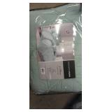 QUEEN SIZE Madison Park Heidi Quilted Cotton Comforter MINT GREEN