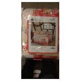MarCielo Christmas Quilt Set Bedspread KING SIZE