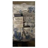 KING SIZE Cannon Kasumi Floral 3 piece Comforter Set LIGHT BLUE FLORAL