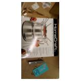 HomeCraft 8 cup Electric Fondue set Stainless steel Deluxe