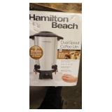 Hamilton Beach Dual spout coffee urn SILVER