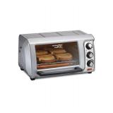 Hamilton Beach Easy Reach 4 Slice Toaster Oven with Roll-Top Door