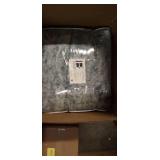 QUEEN SIZE Are you kidding Coma Inducer Gray Oversized Comforter Set