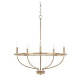 Greyson 5-light Chandelier- Aged Brass- Retail:$244.00