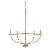 Greyson 5-light Chandelier- Aged Brass- Retail:$244.00