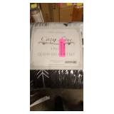 QUEEN SIZE Rustic lodge moose real patchwork reversible quilt set