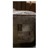 Blue - King- Madison Park Loleta Cotton Printed 8-piece Reversible Comforter Set- Retail:$147.28