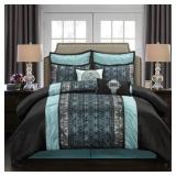 Grand Avenue Sierra 8-Piece Comforter Set- Retail:$94.99