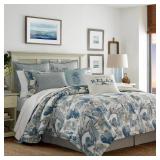 KING SIZE Tommy Bahama Raw Coast Comforter and Sham Set- Retail:$199.98
