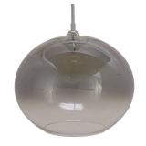 Soares 1 Light Glass Globe Pendant - smoky ombre- Retail:$108.66