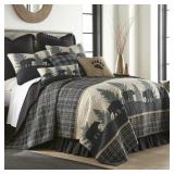 Donna Sharp Bear Walk Plaid Quilt- Retail:$120.00