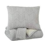 KING SIZE Signature Design by Ashley Jaxine Coverlet Set