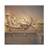 Artificial Garland- Michaelson 18-foot Pre-Lit Warm White LED Christmas Garland - Snowy- Retail:$84.49