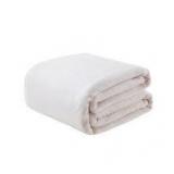 New Sega Home Solid plush blanket IVORY