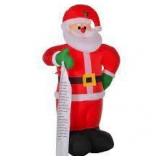 HOMCOM 7.5 foot Christmas Santa Inflatable