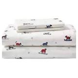 KING SIZE Eddie Bauer Cotton Flannel bed sheet set