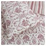 KING SIZE Gracewood Hollow Mekull French Medallion 3 piece Quilt set
