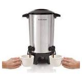Hamilton Beach Dual spout coffee urn SILVER